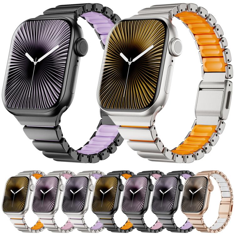 Cinturino per orologio magnetico xDfind in acciaio inossidabile con fibbia Norman., For Apple Watch 38 / 40 / 41 / S11 42mm