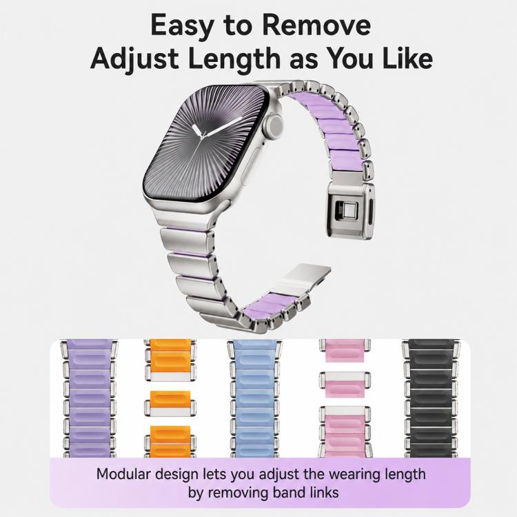 Cinturino per orologio magnetico xDfind in acciaio inossidabile con fibbia Norman., For Apple Watch 38 / 40 / 41 / S11 42mm