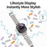Cinturino per orologio magnetico xDfind in acciaio inossidabile con fibbia Norman., For Apple Watch 38 / 40 / 41 / S11 42mm