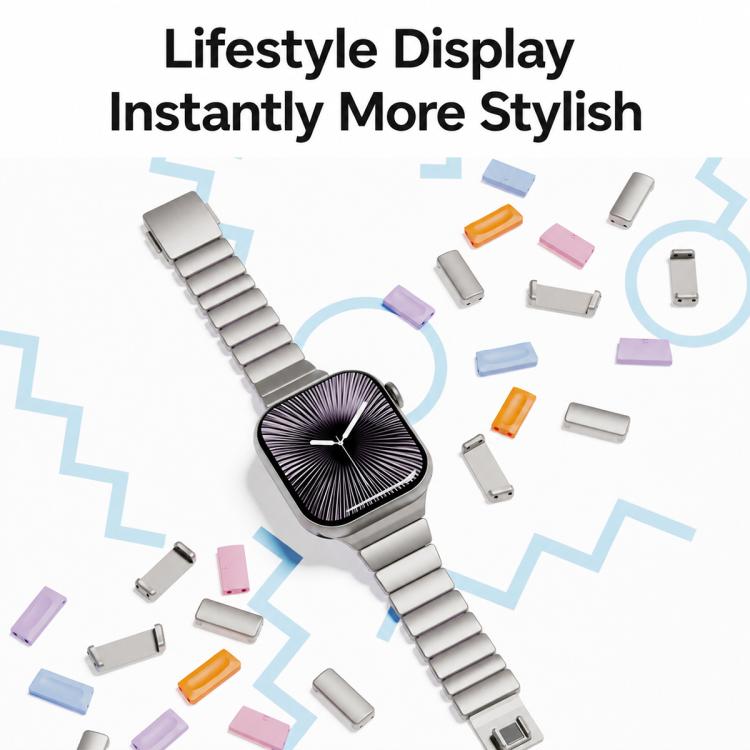 Cinturino per orologio magnetico xDfind in acciaio inossidabile con fibbia Norman., For Apple Watch 38 / 40 / 41 / S11 42mm