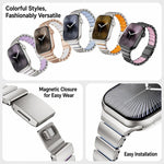 Cinturino per orologio magnetico xDfind in acciaio inossidabile con fibbia Norman., For Apple Watch 38 / 40 / 41 / S11 42mm