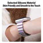 Cinturino per orologio magnetico xDfind in acciaio inossidabile con fibbia Norman., For Apple Watch 38 / 40 / 41 / S11 42mm