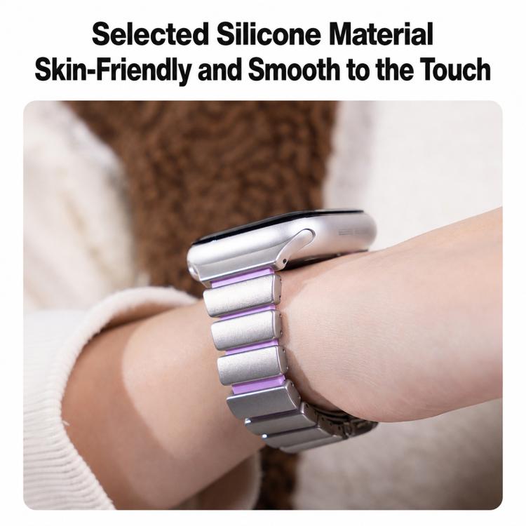 Cinturino per orologio magnetico xDfind in acciaio inossidabile con fibbia Norman., For Apple Watch 38 / 40 / 41 / S11 42mm