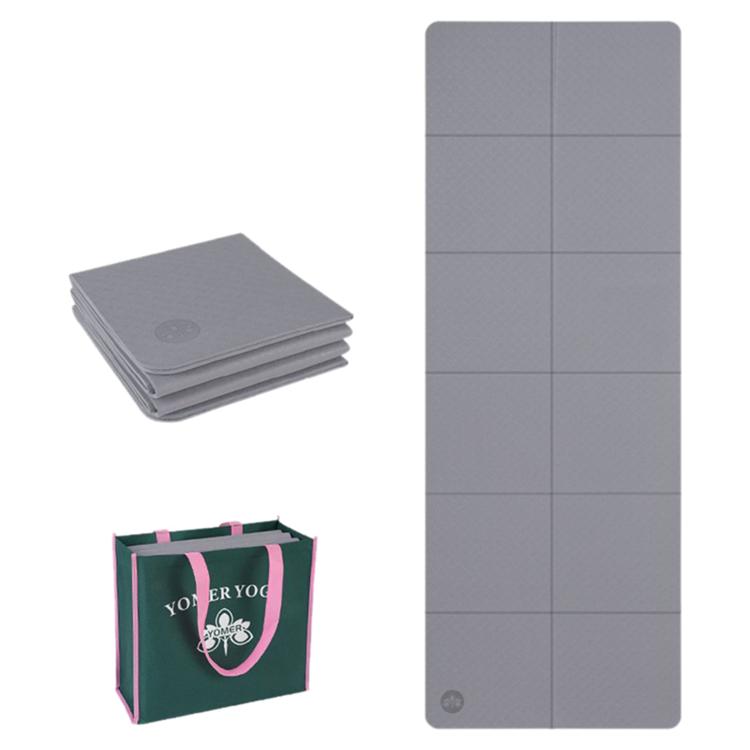 Tappetino da fitness/yoga pieghevole antiscivolo spesso 4 mm