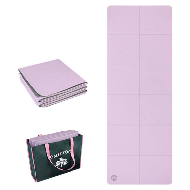 Tappetino da fitness/yoga pieghevole antiscivolo spesso 4 mm