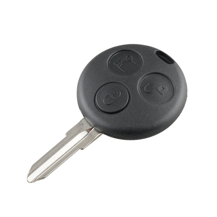 Embrione punta chiave auto dritta Frequenza 433,92 per Mercedes-Benz Smart 3 pulsanti, For Mercedes-Benz Smart