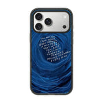 Custodia per telefono in acrilico TPU blu intenso effetto acquerello., For iPhone 17 Pro Max, For iPhone 17 Pro, For iPhone 17, For iPhone Air