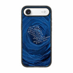 Custodia per telefono in acrilico TPU blu intenso effetto acquerello., For iPhone 17 Pro Max, For iPhone 17 Pro, For iPhone 17, For iPhone Air