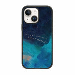 Custodia per telefono in acrilico TPU blu intenso effetto acquerello., For iPhone 14 Plus, For iPhone 14, For iPhone 14 Pro, For iPhone 14 Pro Max