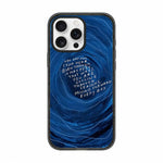 Custodia per telefono in acrilico TPU blu intenso effetto acquerello., For iPhone 13 Pro Max, For iPhone 13 Pro, For iPhone 13, For iPhone 12
