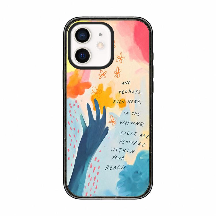 Custodia per telefono in acrilico TPU blu intenso effetto acquerello., For iPhone 12 Pro Max, For iPhone 12 Pro, For iPhone 11