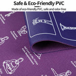 Tappetino da yoga antiscivolo in PVC con stampa su entrambi i lati per fitness e allenamento., 4mm