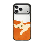 Custodia per telefono in acrilico TPU con stampa di un gatto pigro, For iPhone 17 Pro Max, For iPhone 17 Pro, For iPhone 17, For iPhone Air, For iPhone 16 Pro Max, For iPhone 16 Pro