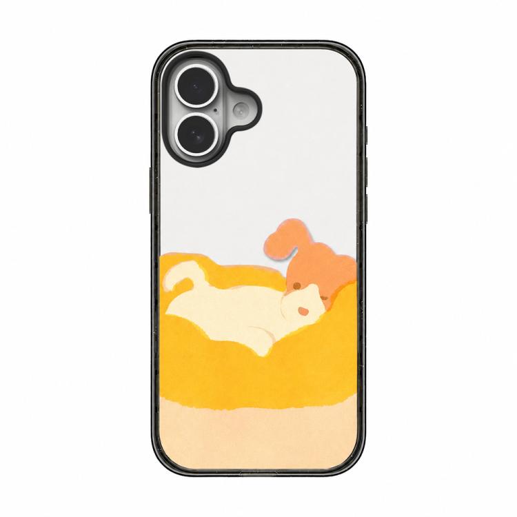 Custodia per telefono in acrilico TPU con stampa di un gatto pigro, For iPhone 17 Pro Max, For iPhone 17 Pro, For iPhone 17, For iPhone Air, For iPhone 16 Pro Max, For iPhone 16 Pro