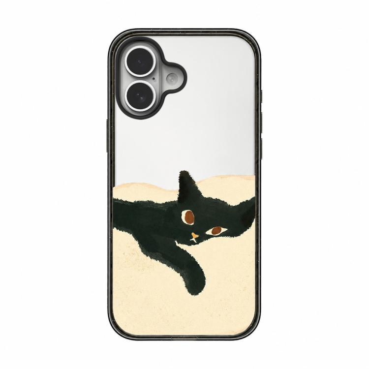 Custodia per telefono in acrilico TPU con stampa di un gatto pigro, For iPhone 17 Pro Max, For iPhone 17 Pro, For iPhone 17, For iPhone Air, For iPhone 16 Pro Max, For iPhone 16 Pro