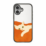 Custodia per telefono in acrilico TPU con stampa di un gatto pigro, For iPhone 17 Pro Max, For iPhone 17 Pro, For iPhone 17, For iPhone Air, For iPhone 16 Pro Max, For iPhone 16 Pro