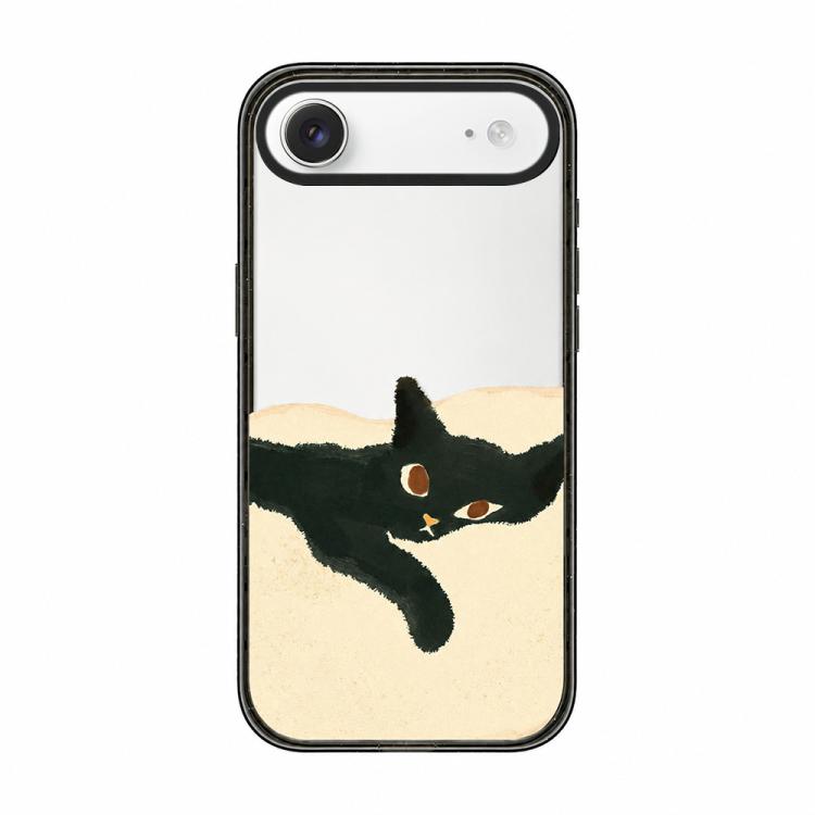 Custodia per telefono in acrilico TPU con stampa di un gatto pigro, For iPhone 17 Pro Max, For iPhone 17 Pro, For iPhone 17, For iPhone Air, For iPhone 16 Pro Max, For iPhone 16 Pro