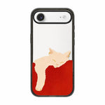 Custodia per telefono in acrilico TPU con stampa di un gatto pigro, For iPhone 17 Pro Max, For iPhone 17 Pro, For iPhone 17, For iPhone Air, For iPhone 16 Pro Max, For iPhone 16 Pro