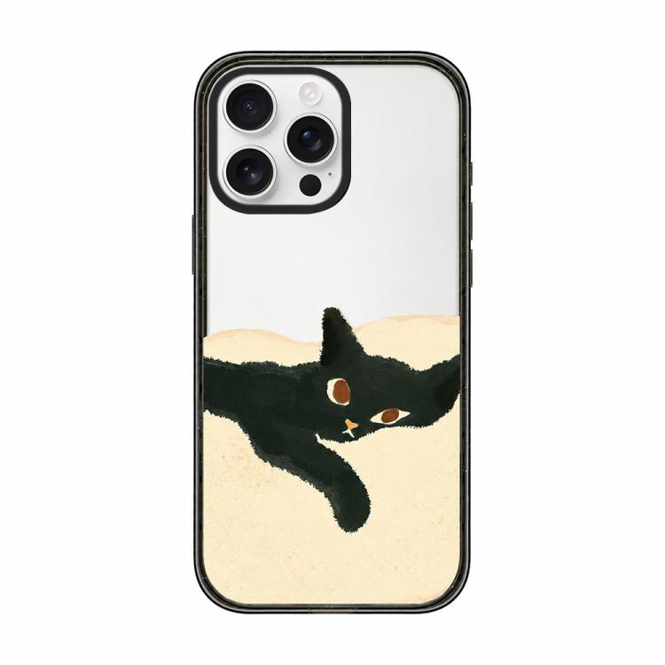 Custodia per telefono in acrilico TPU con stampa di un gatto pigro, For iPhone 17 Pro Max, For iPhone 17 Pro, For iPhone 17, For iPhone Air, For iPhone 16 Pro Max, For iPhone 16 Pro