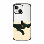 Custodia per telefono in acrilico TPU con stampa di un gatto pigro, For iPhone 14 Plus, For iPhone 14, For iPhone 14 Pro, For iPhone 14 Pro Max, For iPhone 13 Pro Max, For iPhone 13 Pro