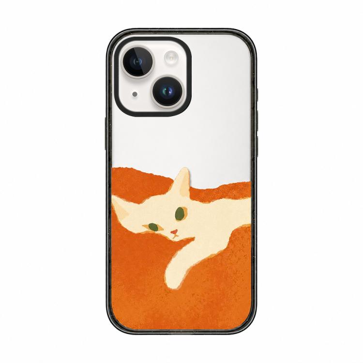 Custodia per telefono in acrilico TPU con stampa di un gatto pigro, For iPhone 14 Plus, For iPhone 14, For iPhone 14 Pro, For iPhone 14 Pro Max, For iPhone 13 Pro Max, For iPhone 13 Pro