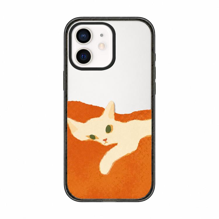 Custodia per telefono in acrilico TPU con stampa di un gatto pigro, For iPhone 13, For iPhone 12, For iPhone 12 Pro Max, For iPhone 12 Pro, For iPhone 11