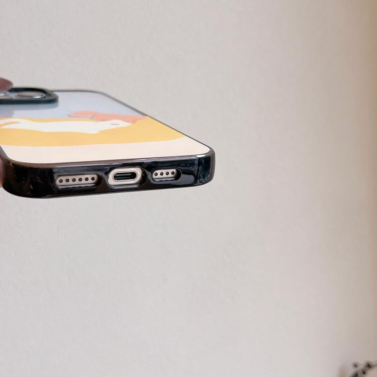 Custodia per telefono in acrilico TPU con stampa di un gatto pigro, For iPhone 17 Pro Max, For iPhone 17 Pro, For iPhone 17, For iPhone Air, For iPhone 16 Pro Max, For iPhone 16 Pro