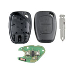 Telecomando per auto 206 Embryo PCF7946 434 Frequenza per Renault 2 pulsanti, For Renault 2-button