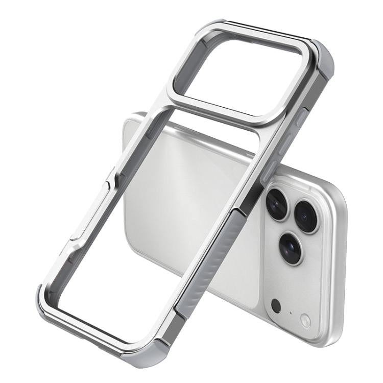 Telaio in lega di alluminio + custodia antiurto in TPU con airbag cavo, For iPhone 17 Pro Max, For iPhone 17 Pro