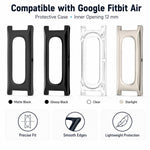 Custodia protettiva per orologio xDfind da 12 mm in policarbonato cavo a copertura parziale, For Google Fitbit Air