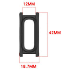 Custodia protettiva per orologio xDfind da 12 mm in policarbonato cavo a copertura parziale, For Google Fitbit Air