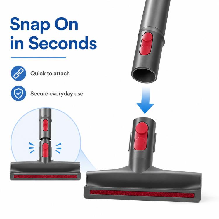 Ricambi per aspirapolvere Dyson V7 / V8 / V10 / V11, Wide Flat Nozzle Mattress Brush Head