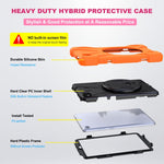 Custodia protettiva antiurto in silicone colorato + PC con supporto, cinturino per impugnatura e tracolla, For Lenovo Tab M8