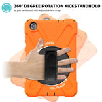 Custodia protettiva antiurto in silicone colorato + PC con supporto, cinturino per impugnatura e tracolla, For Lenovo Tab M8