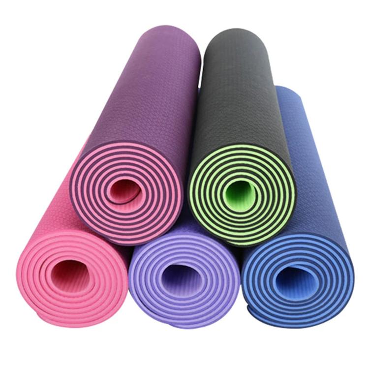 Tappetino da yoga antiscivolo in TPE per allenamento fitness a casa
