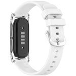 Cassa per orologio trasparente con chiusura a molla e cinturino in silicone xDfind., For Google Fitbit Air