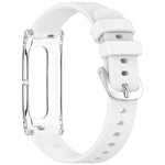 Cassa per orologio trasparente con chiusura a molla e cinturino in silicone xDfind., For Google Fitbit Air