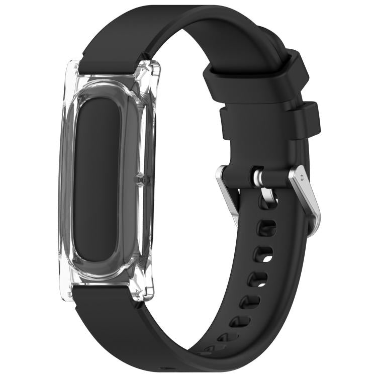 Cassa per orologio trasparente con chiusura a molla e cinturino in silicone xDfind., For Google Fitbit Air