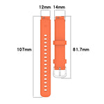 Cassa per orologio trasparente con chiusura a molla e cinturino in silicone xDfind., For Google Fitbit Air
