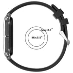 Cassa per orologio trasparente con chiusura a molla e cinturino in silicone xDfind., For Google Fitbit Air