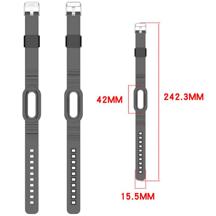 Cinturino per orologio xDfind Glacier con cassa integrata in TPU, For Google Fitbit Air