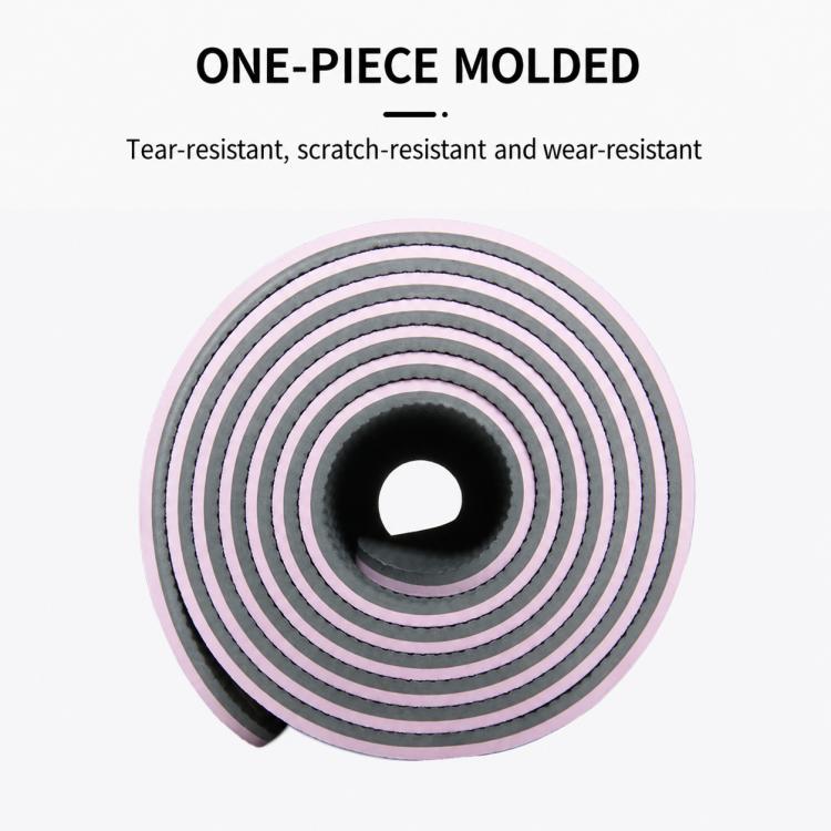 Tappetino da yoga professionale antiscivolo a doppia faccia, silenzioso, per fitness e allenamento., 6mm