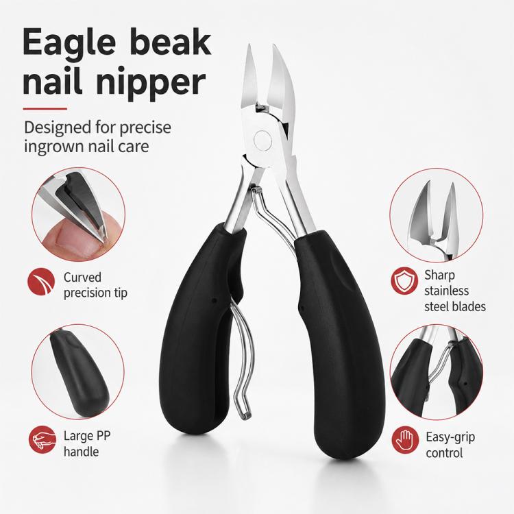 Tagliaunghie per paronichia, olecrano in acciaio inossidabile, tronchesino per unghie, Nail Clipper