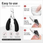 Tagliaunghie per paronichia, olecrano in acciaio inossidabile, tronchesino per unghie, Nail Clipper