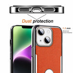 Custodia per telefono Armor Diamond Texture Anti-Impronta in PC + Pelle Vegana, For iPhone 14, For iPhone 14 Pro, For iPhone 14 Pro Max, For iPhone 13 Pro Max