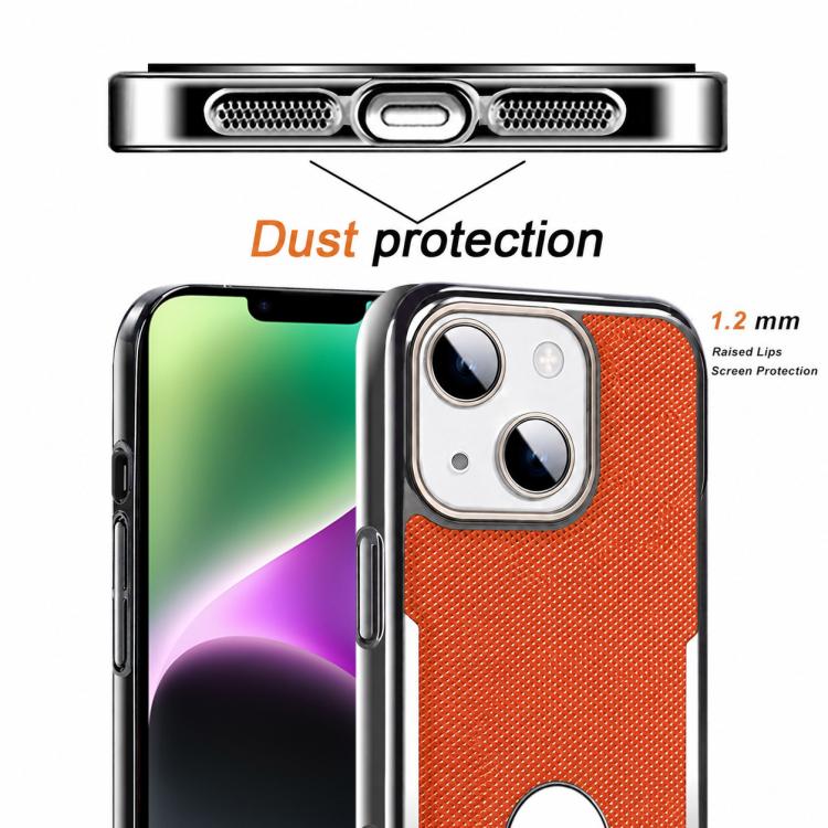 Custodia per telefono Armor Diamond Texture Anti-Impronta in PC + Pelle Vegana, For iPhone 14, For iPhone 14 Pro, For iPhone 14 Pro Max, For iPhone 13 Pro Max