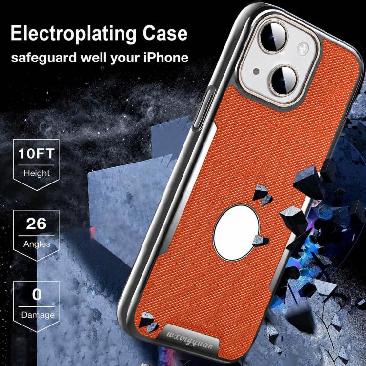 Custodia per telefono Armor Diamond Texture Anti-Impronta in PC + Pelle Vegana, For iPhone 14, For iPhone 14 Pro, For iPhone 14 Pro Max, For iPhone 13 Pro Max