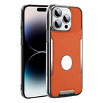 Custodia per telefono Armor Diamond Texture Anti-Impronta in PC + Pelle Vegana, For iPhone 14, For iPhone 14 Pro, For iPhone 14 Pro Max, For iPhone 13 Pro Max