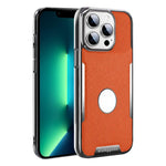 Custodia per telefono Armor Diamond Texture Anti-Impronta in PC + Pelle Vegana, For iPhone 14, For iPhone 14 Pro, For iPhone 14 Pro Max, For iPhone 13 Pro Max