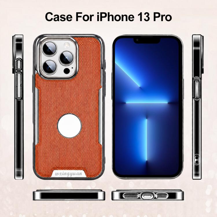 Custodia per telefono Armor Diamond Texture Anti-Impronta in PC + Pelle Vegana, For iPhone 13 Pro, For iPhone 13